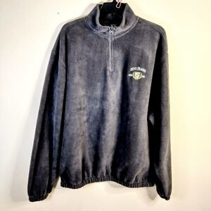 BDG Urban Outfitters mens XL.Dark purple gray fleece mock neck sweatshirt.